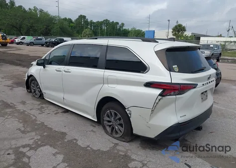 2021 Toyota Sienna Xle from USA, damaged, VIN 5TDYRKECXMS048373